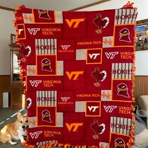 Virginia Tech Fleece Blanket